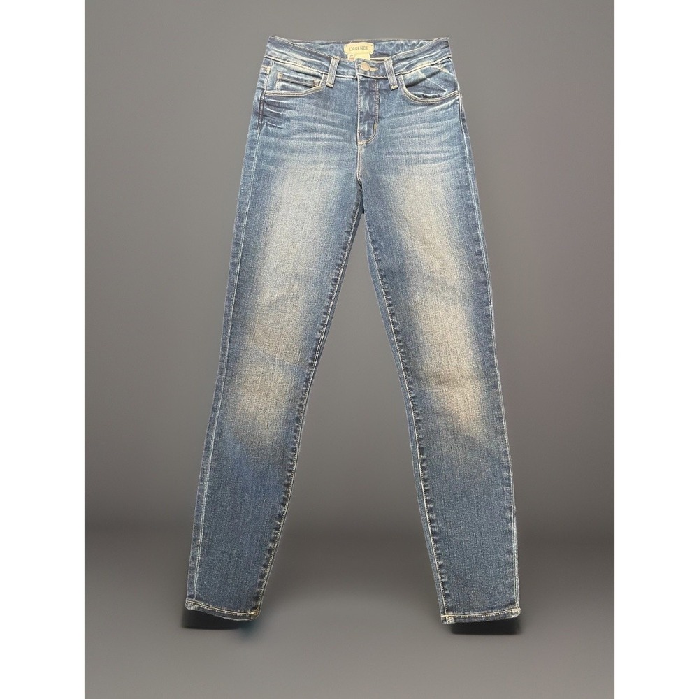 L'agence Women Margot High Rise Skinny Jeans Sz 23 Blue Slim Jeans